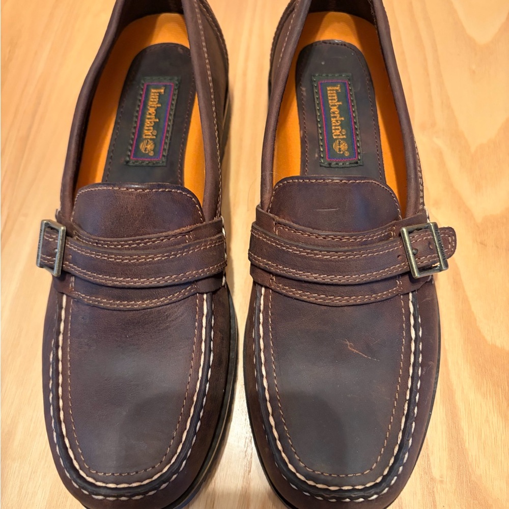 Timberland Men's Brown Leather Loafers